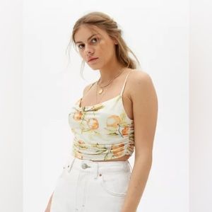 Urban Outfitters Ariya Fitted Ruched Cami